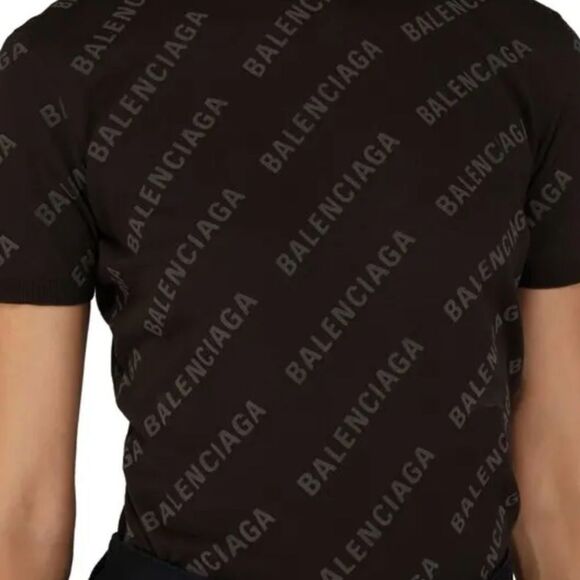 BALENCIAGA Printed Cotton T-Shirt M MSRP: $ 1350.00 - Picture 6 of 15